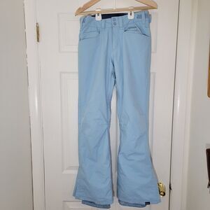 ROXY BACKYARD Blue SKI SNOWBOARD Pants dryflight Warmflight‎ XS Staining